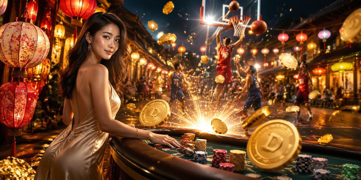 Người dùng tại Hội An xem thông tin kèo thể thao dưới ánh đèn lồng buổi tối