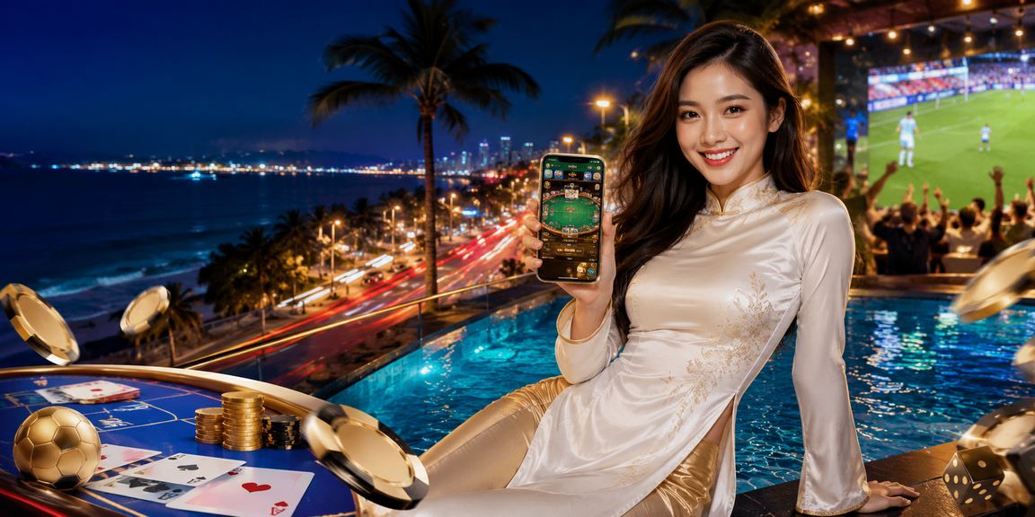 Phụ nữ mặc áo dài tại Phan Thiết chơi Baccarat trực tuyến trên thiết bị di động